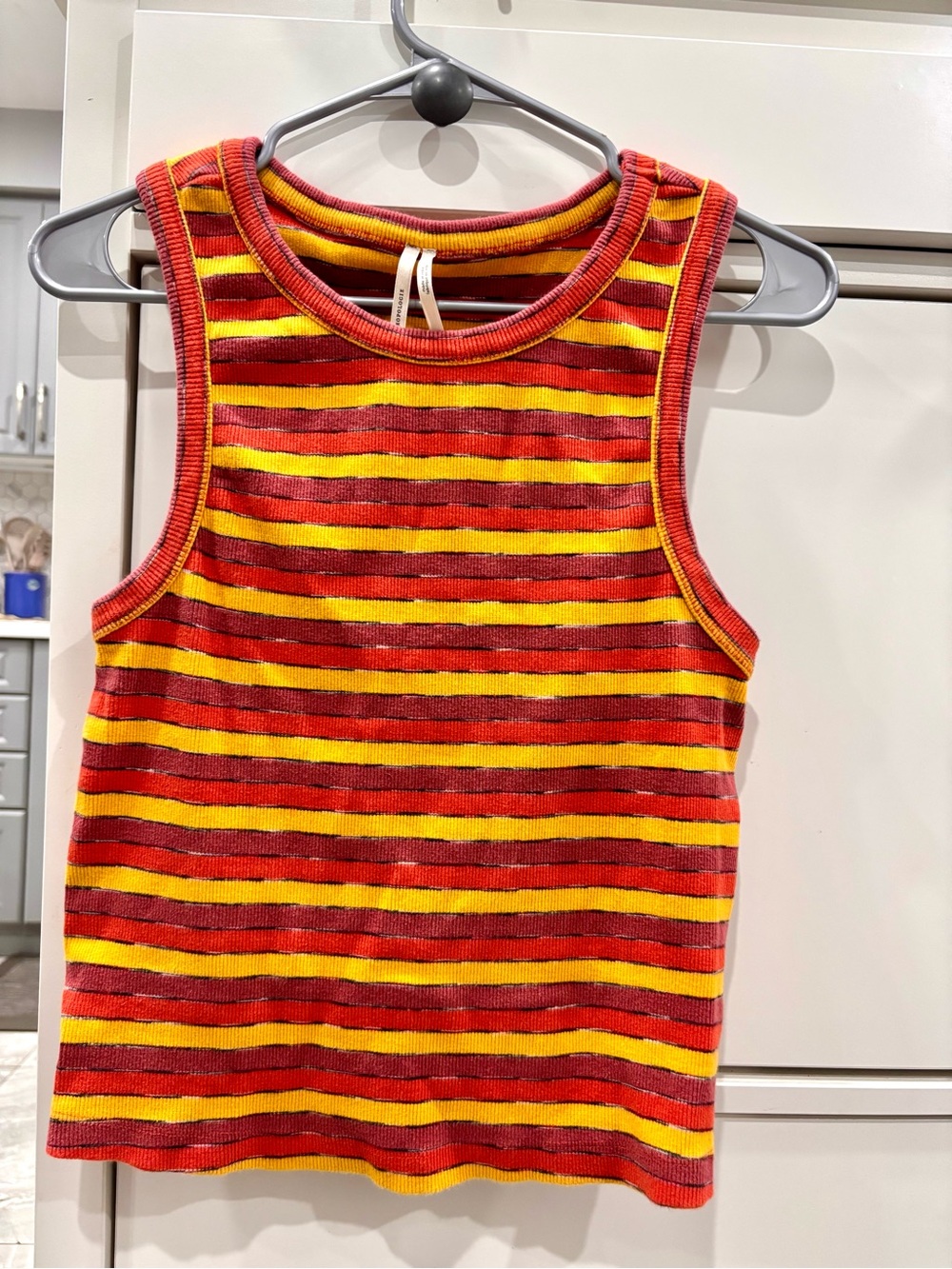 Anthropologie Ribbed Racer Tank